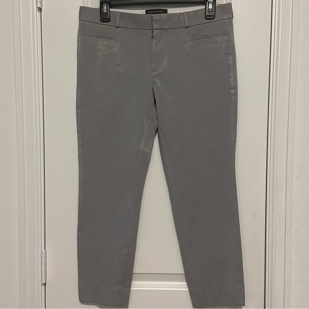 Banana Republic Womens Gray Sloan Fit Ankle Pants Size 6